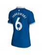 Everton James Tarkowski #6 Replika Hemmakläder Dam 2023-24 Kortärmad